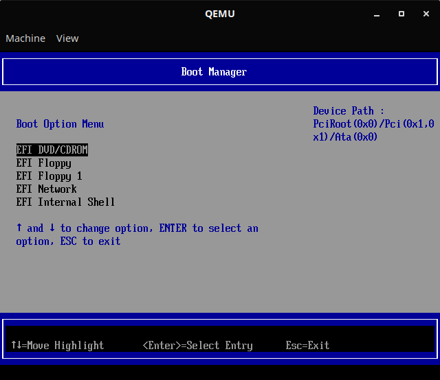 qemu system x86